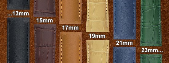Watch Straps in Between-Sizes